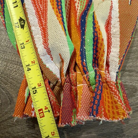 VTG Handmade Children's Youth Clown Costume Collar Kid Circus 1970s Patchwork - Picture 8 of 12